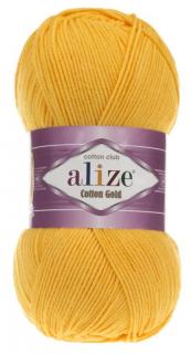 Alize Cotton Gold 216 - žltá (55% bavlna, detská priadza, na hračky)