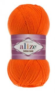 Alize Cotton Gold 37 - pomaranč (55% bavlna, detská priadza, na hračky)