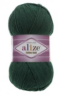 Alize Cotton Gold 426 - vianočná zelená (55% bavlna, detská priadza, na hračky)