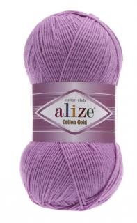 Alize Cotton Gold 43 - fialová (55% bavlna, detská priadza, na hračky)
