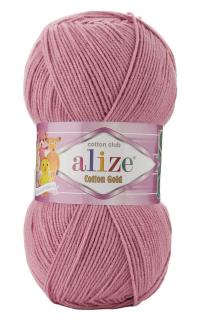 Alize Cotton Gold 676 - staroružová (55% bavlna, detská priadza, na hračky)