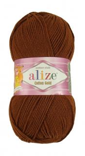 Alize Cotton Gold 690 - škorica (55% bavlna, detská priadza, na hračky)