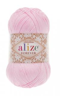 Alize Forever 185 - svetlá ružová (50g, 300m, 100% akryl - mikrovlákno)