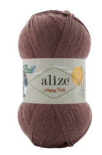 Alize Happy Kids 232 - hnedá (detská priadza, nežmolkuje, neškriabe)