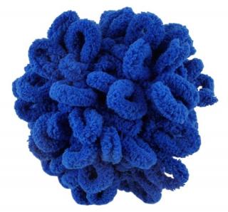 Alize Puffy 141 - kráľovská modrá (pletenie rukami bez ihlíc)