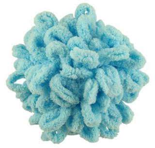 Alize Puffy 287 - modrá (pletenie rukami bez ihlíc)