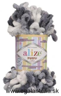 Alize Puffy Color 5925 (pletenie rukami bez ihlíc)