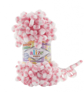 Alize Puffy Color 6494 (pletenie rukami bez ihlíc)