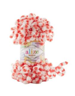 Alize Puffy Color 6495 (pletenie rukami bez ihlíc)