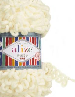 Alize Puffy Fine 62 - maslová (pletenie rukami bez ihlíc)