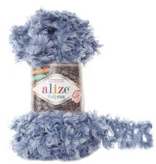 Alize Puffy Fur 6106 - svetlá modrá (100g, 6m, 1 klbko =16x110cm)