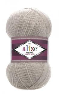 Alize Superwash 152 - béžová (ponožková priadza, 75% vlna)