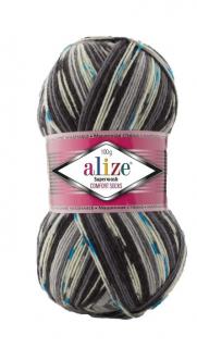 Alize Superwash 7650 (ponožková, samovzorovacia, 75% vlna)