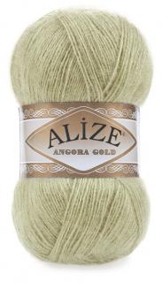 Angora Gold 267 - pastelová zelená (Alize, 20%vlna, 80%akryl, 550m, 100g)