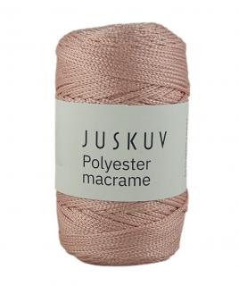 Polyester macrame Juskuv 10 - baby ružová (140m / 2 mm)