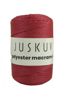 Polyester macrame Juskuv 13 - divoká ruža (140m / 2 mm)