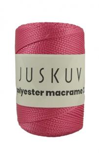 Polyester macrame Juskuv 16 - fuksia (140m / 2 mm)