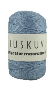 Polyester macrame Juskuv 23 - svetlomodrá (140m / 2 mm)