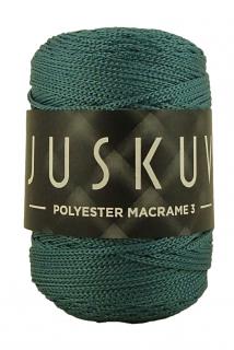 Polyester macrame Juskuv 24 - petrolejová (140m / 2 mm)