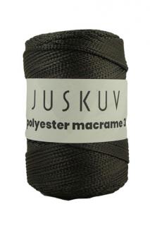 Polyester macrame Juskuv 31 - čierna (140m / 2 mm)