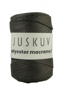 Polyester macrame Juskuv 33 - antracit (140m / 2 mm)