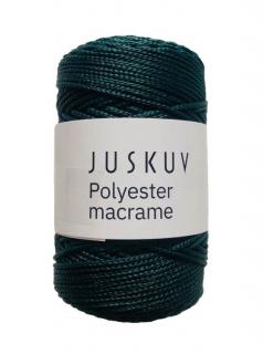 Polyester macrame Juskuv 35 -  vianočná zelená (140m / 2 mm)