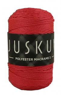 Polyester macrame Juskuv 38 - granátové jablko (140m / 2 mm)