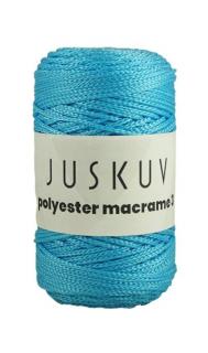 Polyester macrame Juskuv 39 - tyrkysová (140m / 2 mm)