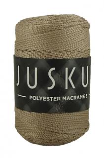 Polyester macrame Juskuv 42 - latte (140m / 2 mm)