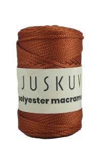 Polyester macrame Juskuv 50 - hrdzavá (140m / 2 mm)