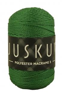 Polyester macrame Juskuv 52  - zelená (140m / 2 mm)