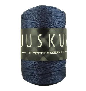 Polyester macrame Juskuv 54 - námornícka modrá (na výrobu vyšívaných kabeliek)