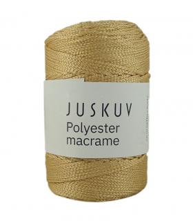 Polyester macrame Juskuv 55 - svetlá zlatá (140m / 2 mm)