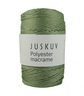 Polyester macrame Juskuv 61 -  listová zelená (140m / 2 mm)