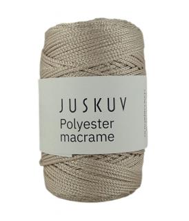 Polyester macrame Juskuv 62 -  latté (140m / 2 mm)