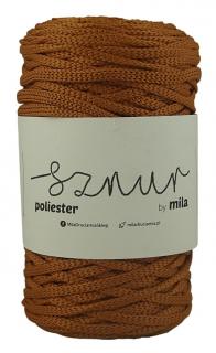 Polyester Sznur 5 mm plochý - 103 hrdzavá