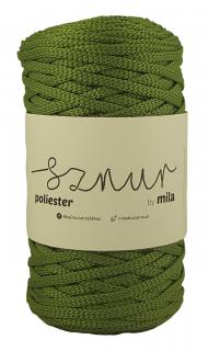 Polyester Sznur 5 mm plochý - 107 zelená