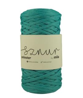Polyester Sznur 5 mm plochý - 252 azúrová