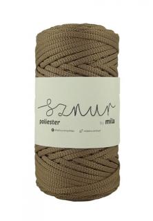 Polyester Sznur 5 mm plochý - 37 mokka