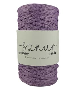 Polyester Sznur 5 mm plochý - 92 fialová