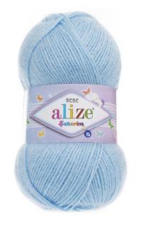 Sekerim Bebe 40 - svetlá modrá (Alize, 100g, 320m)