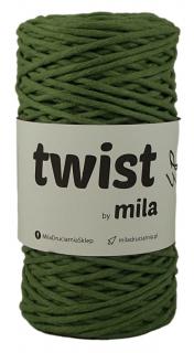 Twist 48 - trávová zelená 100m (priadza na macrame)