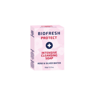 Antibakteriálne dezinfekčné mydlo so striebrom 100 g (Biofresh Protect Soap ROSE &amp; SILVER WATER)