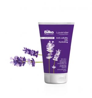 BILKA - Hydratačný gél proti celulitíde Bio levanduľa a Hyaluron (Hydrating Body Emulsion Lavender &amp;Hyaluron)