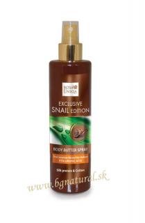 EXCLUSIVE SNAIL - Tekutý telový krém so slimačím extraktom a kyselinou hyalurónovou (Body Butter Spray Snail Secretion &amp; Hyaluron)