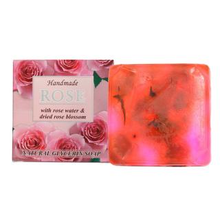 Glycerínové mydlo ROSE hand made (Glycerin Soap Rose hand made)