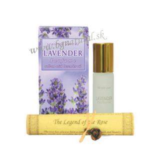 Levanduľový parfum roll-on bez alkoholu s legendou (LAVENDER PERFUME roll-on (alcohol free))