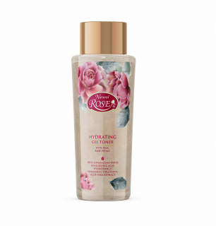 NATURAL ROSE - Hydratačné gélové tonikum na pleť s ružovými lístkami (NATURAL ROSE - Hydrating Gel-Toner With Rose Petals)