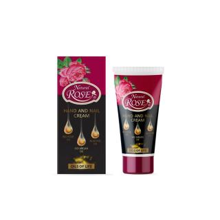 NATURAL ROSE - Krém na ruky a nechty s bio ružovým a arganovým olejom (Hand And Nail Cream Bio Rose &amp; Bio Argan Oils)