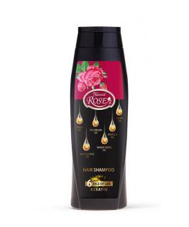 NATURAL ROSE - Šampón na vlasy 6 OLEJOV a KERATÍN (Natural Rose - Hair Shampoo 6 OILS OF LIFE &amp; Keratin)